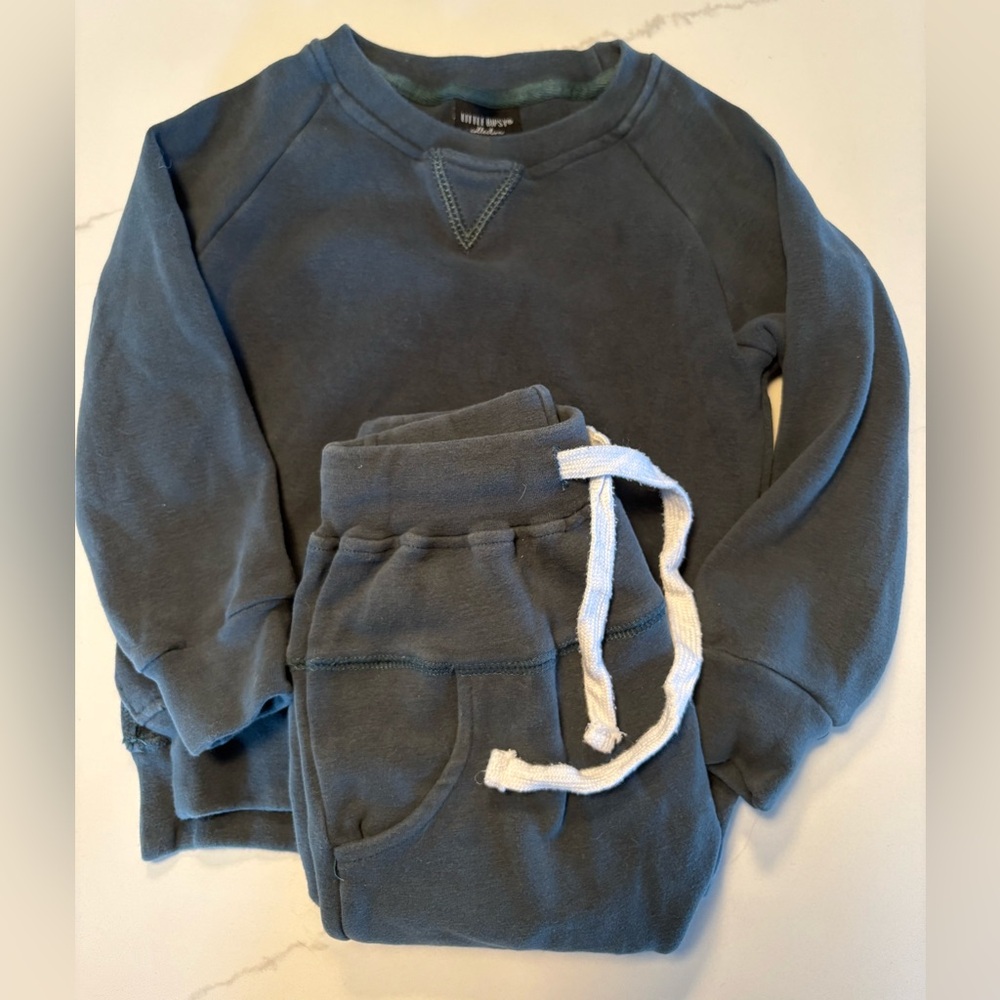 Little Bipsy Boys Navy Blue Sweatshirt and Jogger Set PLAY CONDITION
